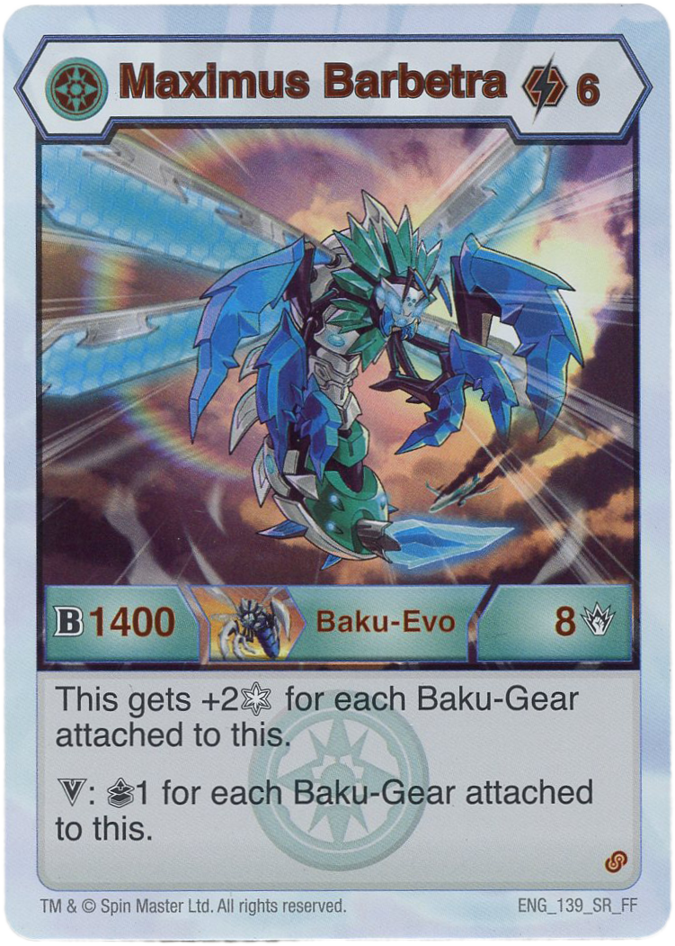 Haos Maximus Barbetra Fusion Force The Bakugan Wiki