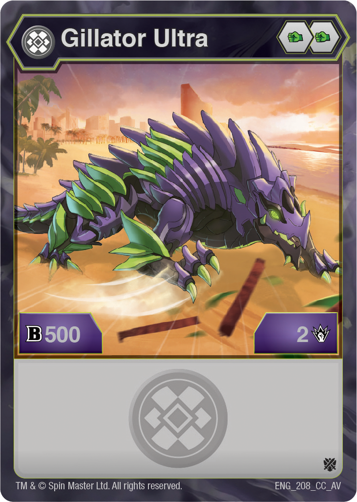 Darkus Gillator Ultra (Armored Elite) - The Bakugan Wiki