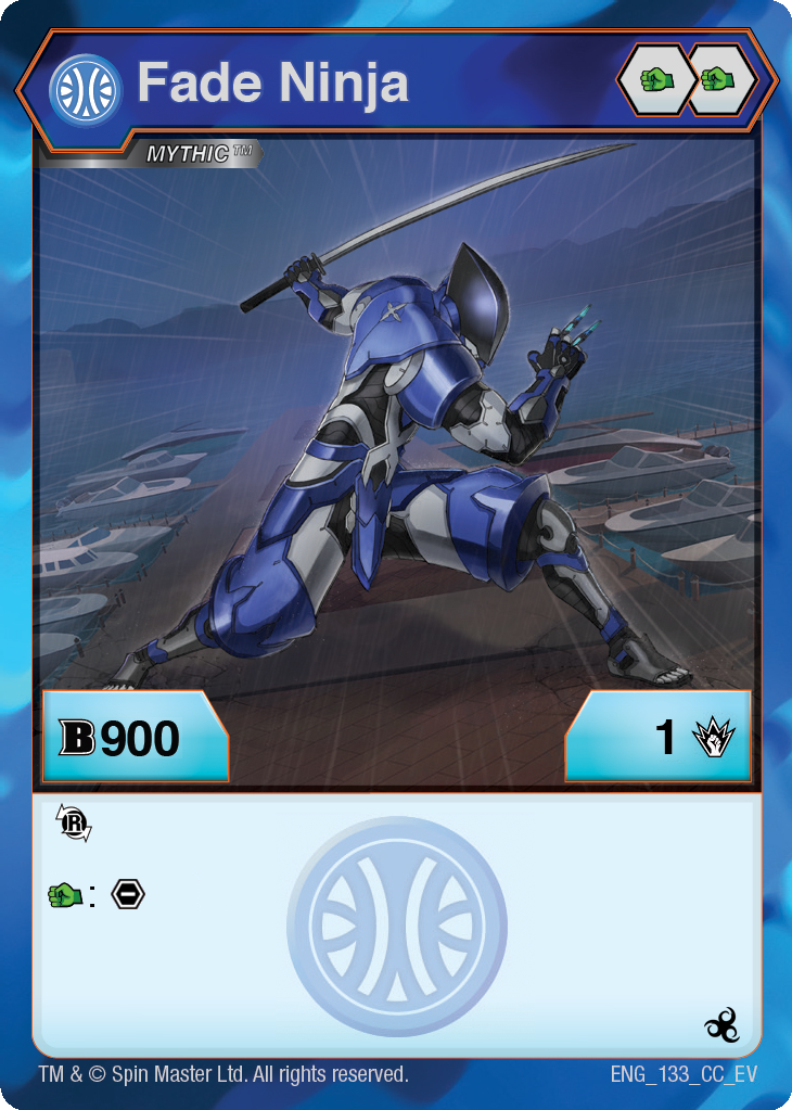 Aquos Fade Ninja (EV, Mythic) - The Bakugan Wiki