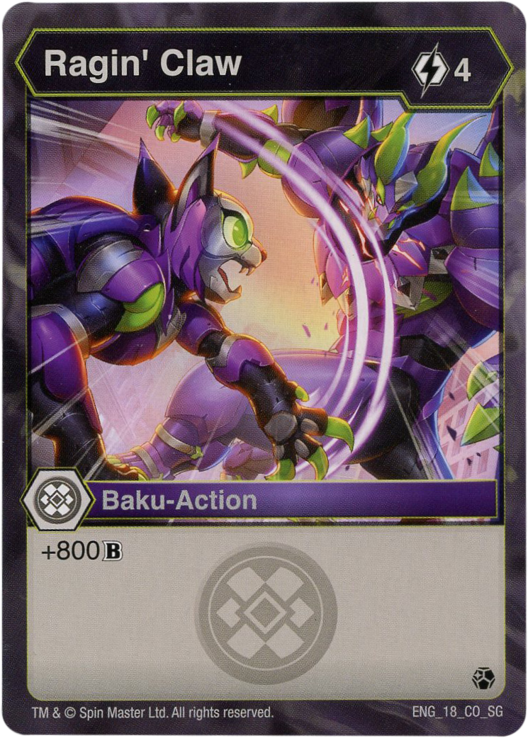 Ragin' Claw - The Bakugan Wiki