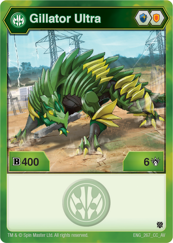 Ventus Gillator Ultra (Armored Elite) - The Bakugan Wiki