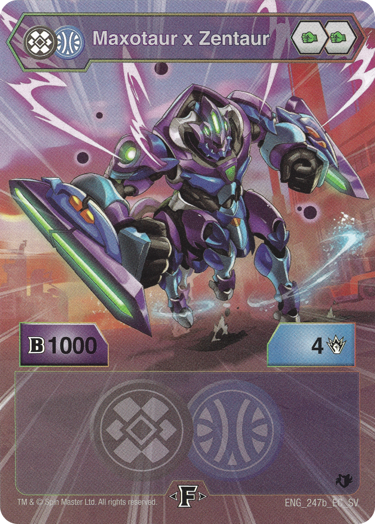 Darkus Aquos Maxotaur x Zentaur (Shields of Vestroia, Epic Character) - The  Bakugan Wiki