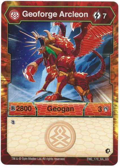 Bakugan Geogan Rising Geoforge Dragonoid 7 Bakugan Metal Dragonoid 8 Cards