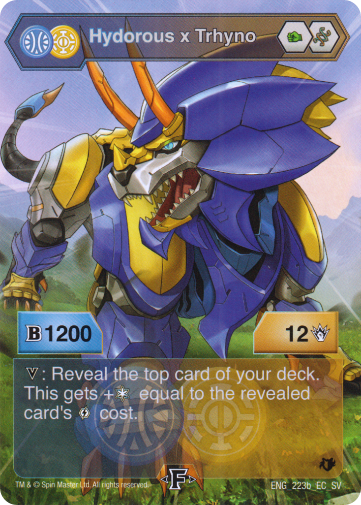 Aquos Aurelus Hydorous X Trhyno Shields Of Vestroia The Bakugan Wiki