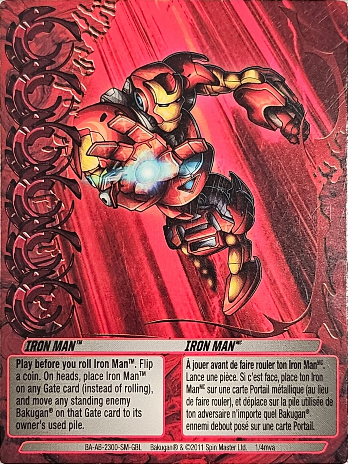 Iron Man Card The Bakugan Wiki 