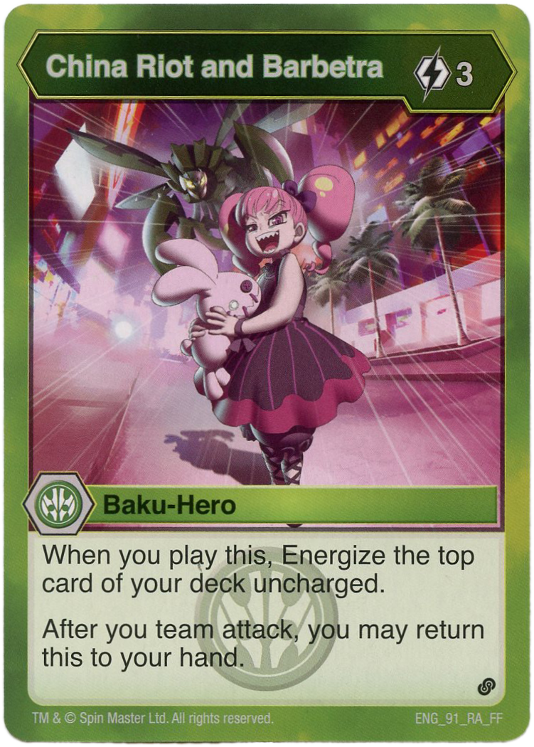 China riot bakugan