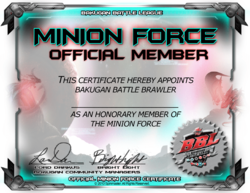 Bakugan Battle League Minion Force Certificate.png
