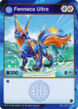 Bakugan Ultra Ball – Fenneca White (6059566) Con BakuCore E Carte Da Gioco - 4