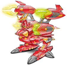 Bakugan Colosso Dragoide – Set 6 In 1 Con 4 Attrezzature E Carta Portale