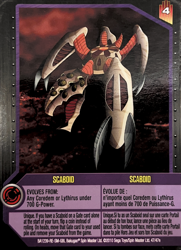 Scaboid Card The Bakugan Wiki
