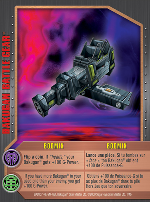 Automatisk solopgang supplere Boomix (Card) - The Bakugan Wiki