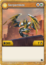 Figura De Acción Bakugan Haos Serpenteze Color Blanco | Meses sin interés