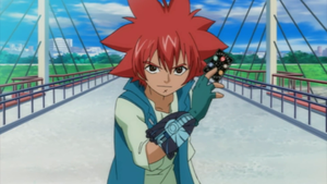 Rikimaru with Bakugan Shooter.png